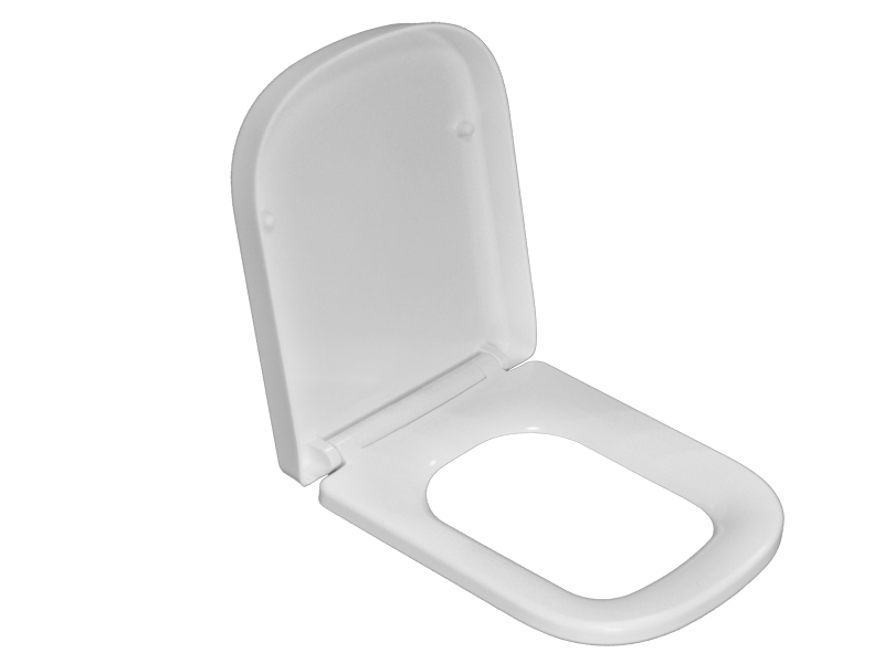Compression molding for duroplast toilet seat cover