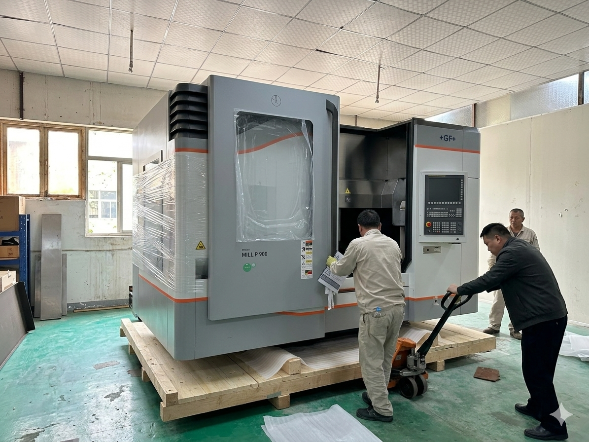New GF Mikron MILL P 900 CNC machine.png